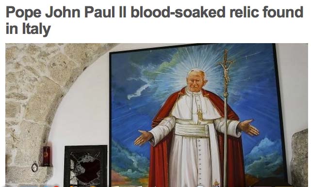 This is offensive to all Christians, a horrible example of use of witchcraft in the service of "god". 