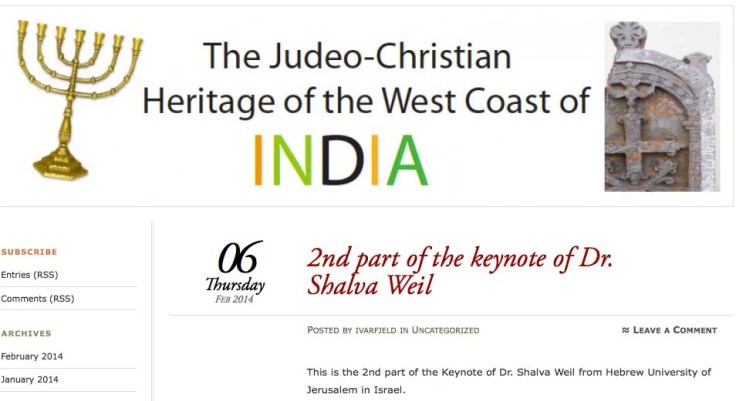 Click on this image to go to the site of the keynotes of the Conference in Goa. 
