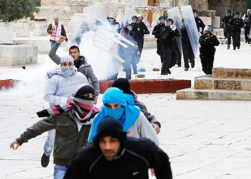 The latest riot at the Temple Mount took place as the blood moon appeared at Passover. 