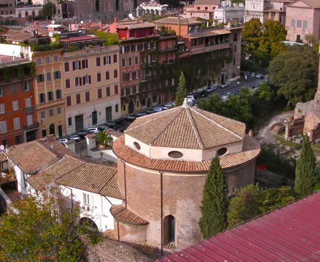 Some of the bones of Theodore is kept in Rome, in the former pagan Temple of Romulus. 