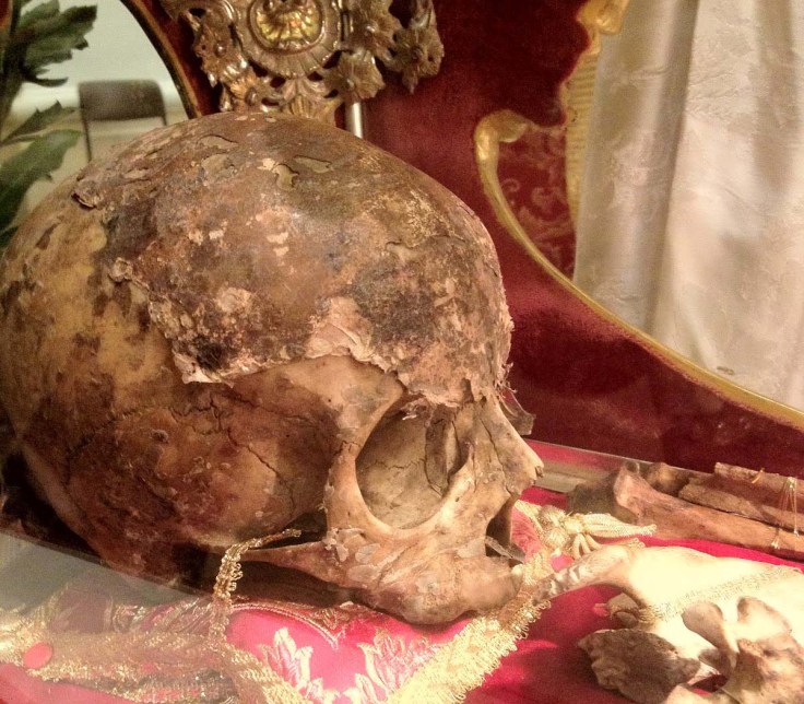 The skull of Theodor who lives in the Byzantine empire is kept in Brindisi in Italy. 