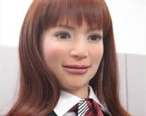 The smiling woman next to you might have been programed to do so...