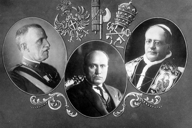 The alliance between Mussolini and the Pope were strong, and built on a common agenda. 