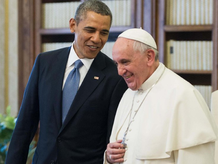 Obama use the violent past of the Papacy, to justify the present violence of Muslims. 