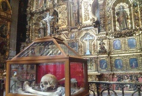 Italian Catholic or a Jew. His remains is put for display in a Roman Catholic shrine in Mexico. 