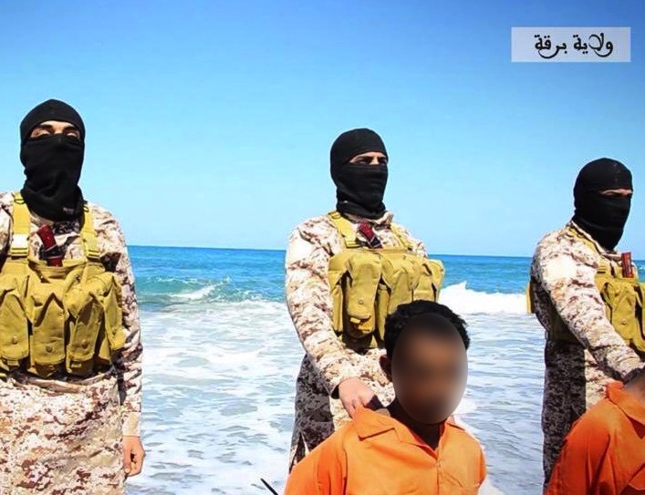 Muslims in acts of Satanism, executing Christians who have done them no harm. 