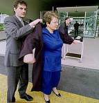 Jonas Gahr Støre as Brundtlands private secreatry in 1994. 