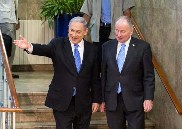 Benjamin Netanyahu use stern language in his meeting with the Canandian PM 