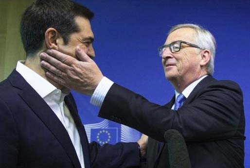 Some time back Junker hugged Alexis Tsipras. Now he calls the Greek leader a traitor of the European Union.  