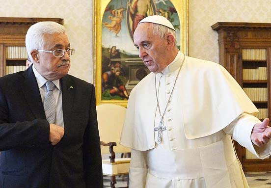 The Pope and Abu Mazen do work for the same 'lord'. Surley not God of the Bible.