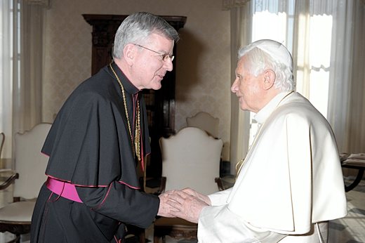 Archbishop John Nienstedt has been blessed and supported by the Papacy for decades. 