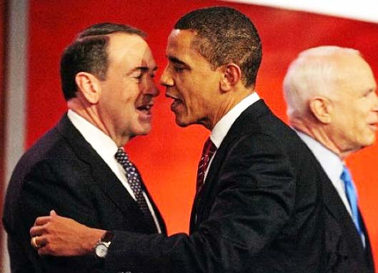 Mike Huckabeen bell the cat, claiming the Obama's Iran deal thretens both the US and Israel.