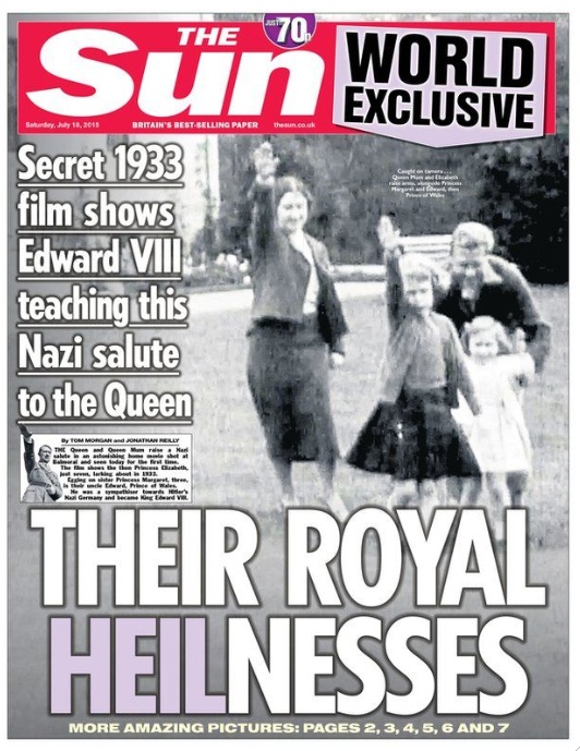 There was a massive support for Nazism in Europe. The support included the Royal family in England. 