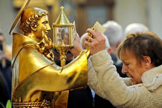 Holding on to a tooth of a mortal man, praying for a miracle. 