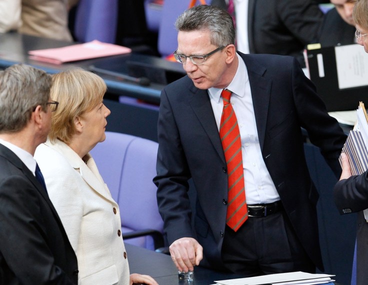 German Interior Minister Thomas de Maiziere and Angela Merkel have got more Muslims to handle than they can cope with. 