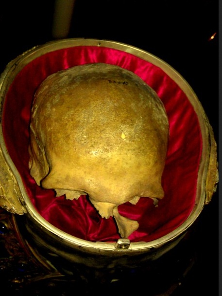 This skull is not of Pope Lucius. But an object of fraud and shame. 
