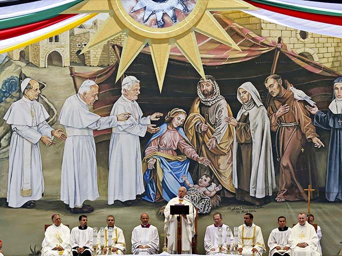 The Popes are presented as apostles of 