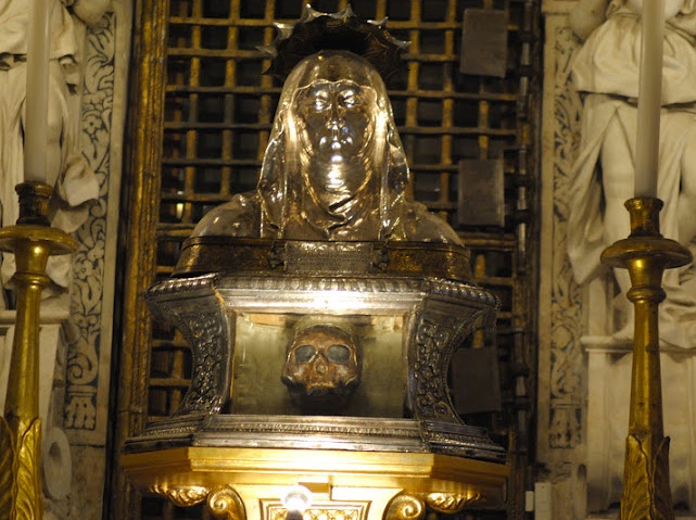 Roman Catholics in Italy claim this skull is of the grandmother of Jesus.