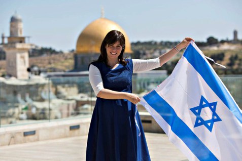 The Israeli Deputy Foreign minister want to hoist the Israeli flag on the Temple Mount.