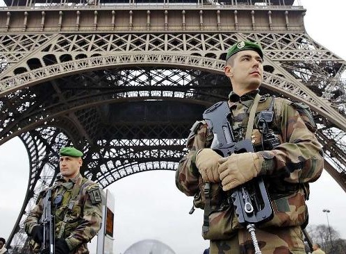 You do not stop the Islamic invation of Europe by posting some toy soliders in Paris.